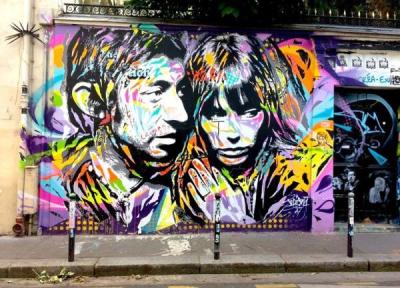هنرهای خیابانی پاریس ، فهرست محله های رنگی پاریس