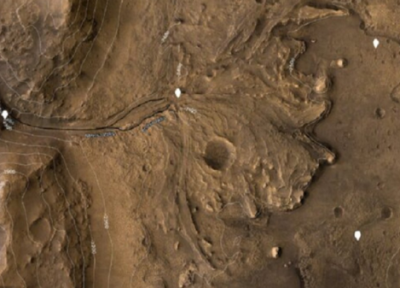 پیاده روی در مریخ با استفاده از نقشه