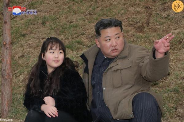 آزمایش موشک بالستیک کره شمالی با حضور کیم و دخترش